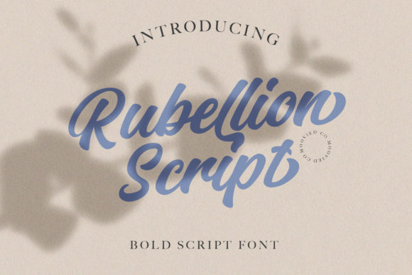 Rubelion Script Font Poster 1