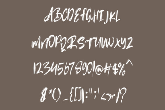 Rubin Key Font Poster 5