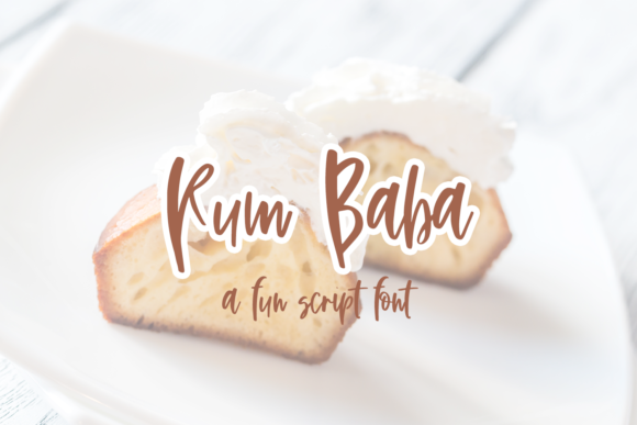 Rum Baba Font Poster 1