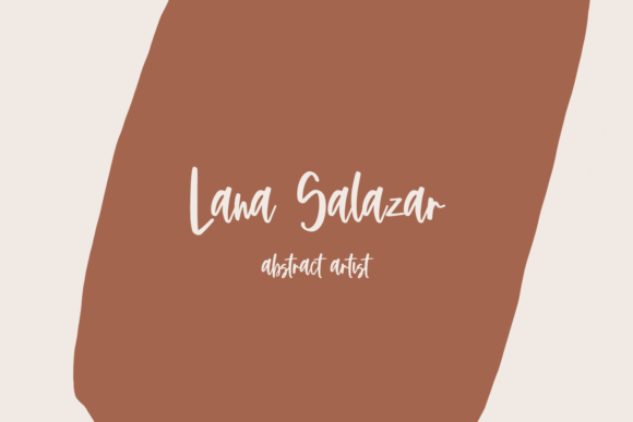 Rum Baba Font Poster 2