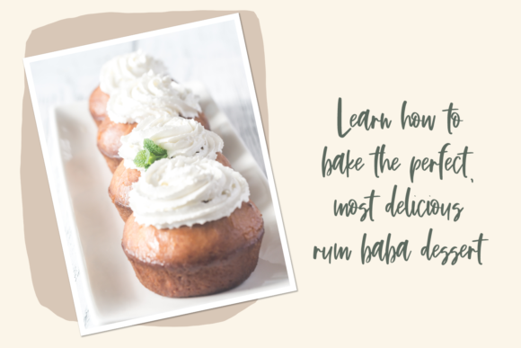 Rum Baba Font Poster 4