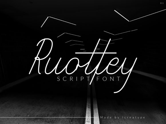 Ruottey Font Poster 1