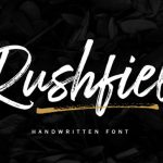 Rushfiel Font Poster 1