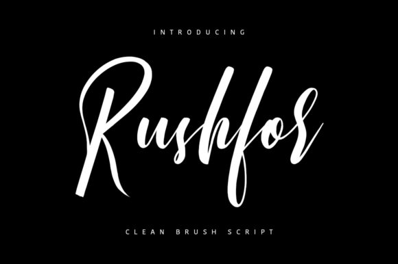 Rushfor Font Poster 1