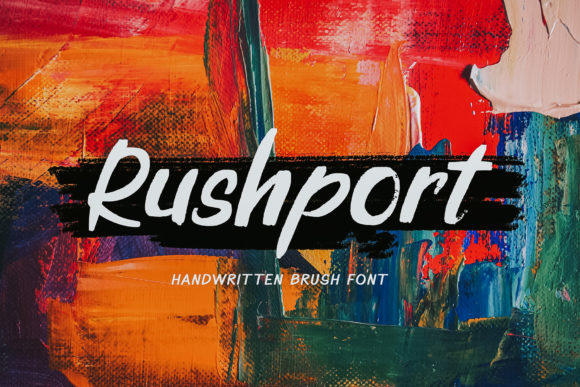 Rushport Font Poster 1