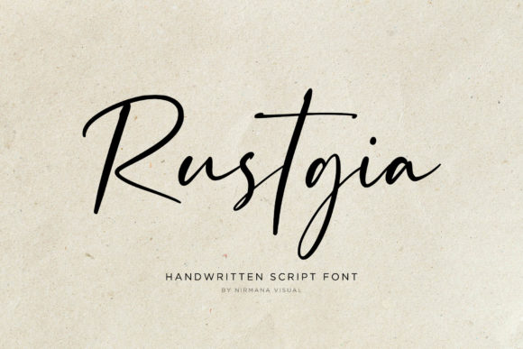 Rustgia Font Poster 1