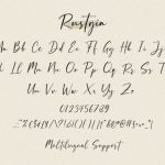 Rustgia Font Poster 6