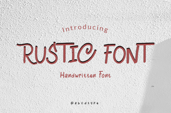 Rustic Font