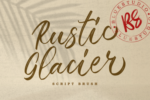 Rustic Glacier Font Poster 1