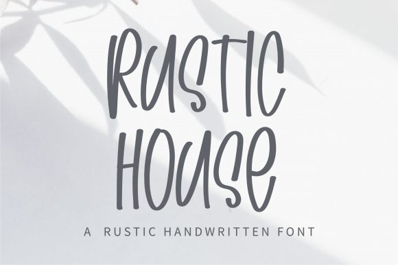 Rustic House Font Poster 1