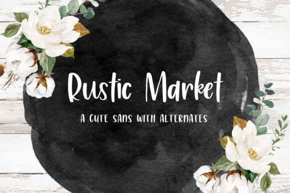 Rustic Market Font Poster 1