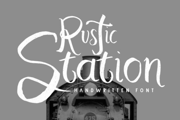 Rustic Station Font Poster 1