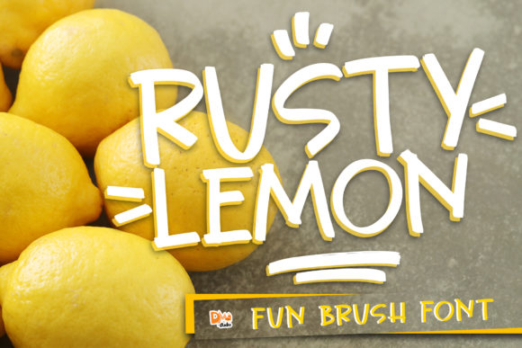 Rusty Lemon Font Poster 1