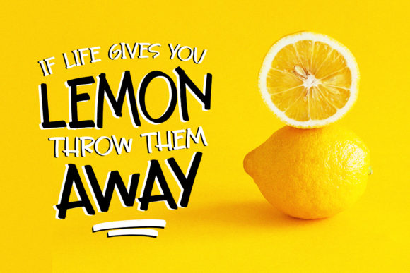 Rusty Lemon Font Poster 4
