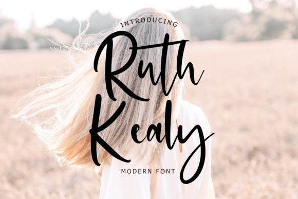Ruth Kealy Font Poster 1