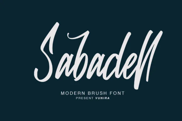 Sabadell Font Sabadell Font Poster 1