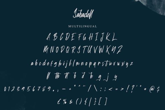 Sabadell Font Poster 6