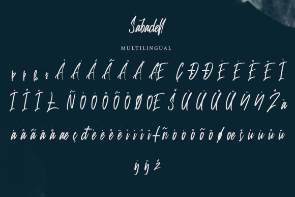Sabadell Font Poster 7