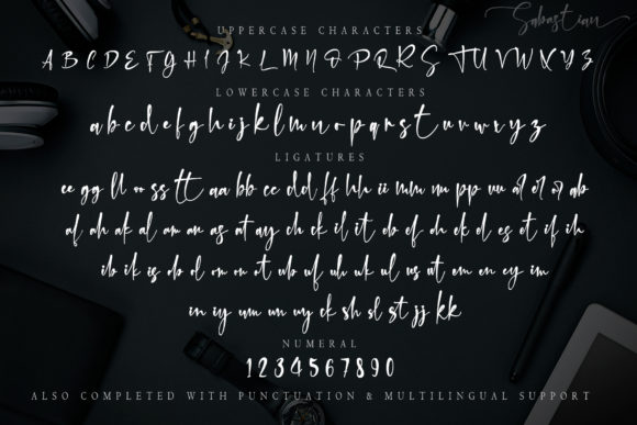 Sabastian Font Poster 9