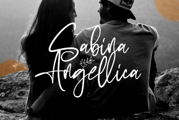 Sabina Angellica Font Sabina Angellica Font Poster 1