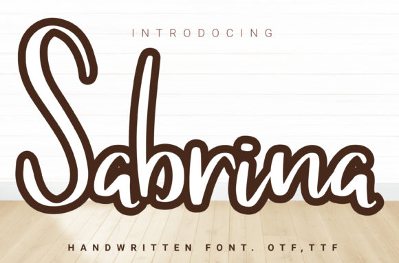 Sabrina Font Poster 1