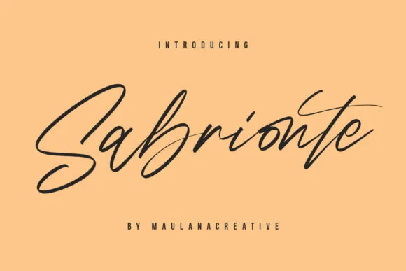 Sabrionte Font Sabrionte Font Poster 1