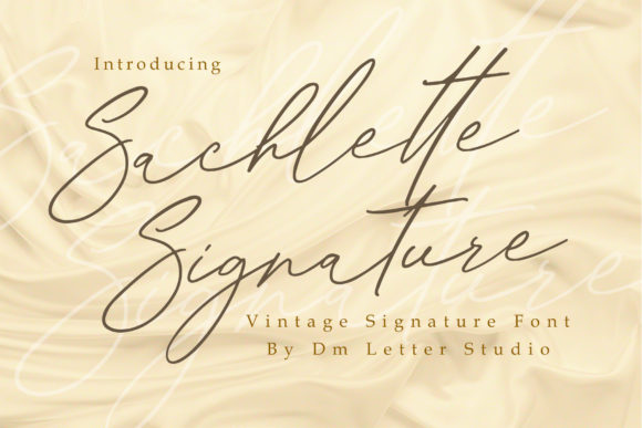 Sachlette Signature Font