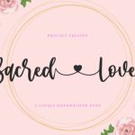 Sacred Love Font Poster 1