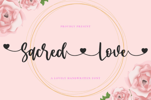 Sacred Love Font Poster 1