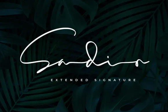 Sadio Font Sadio Font Poster 1