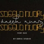 Saeela Nuary Font Poster 2
