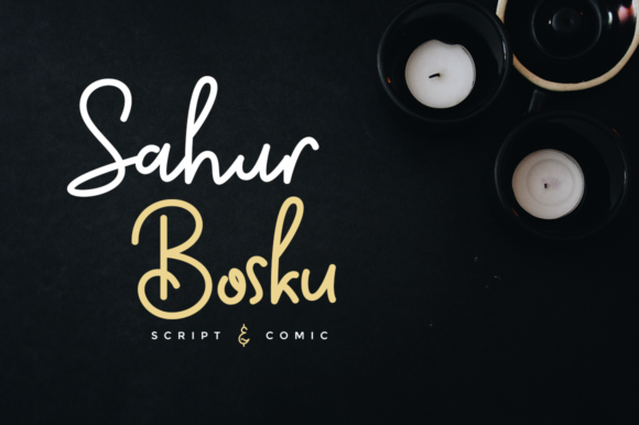 Sahur Bosku Font Poster 1