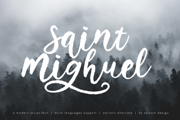 Saint Mighuel Font Poster 1