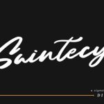 Saintecy Font Poster 1