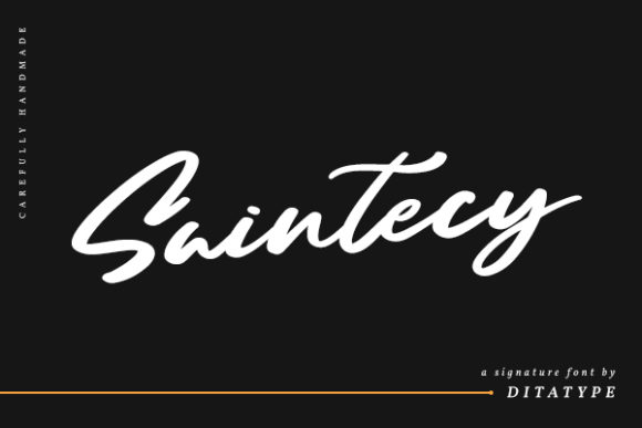 Saintecy Font Poster 1