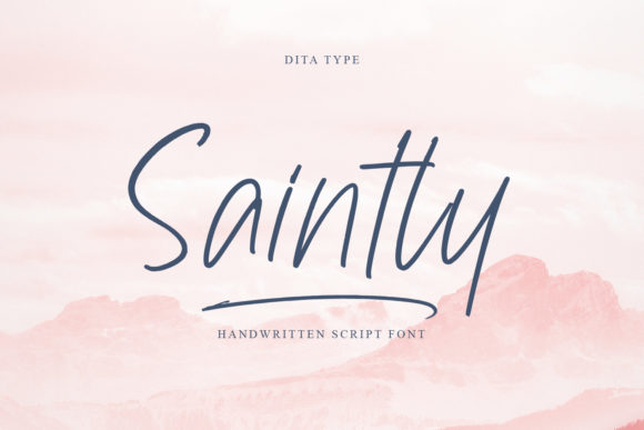 Saintly Font Poster 1
