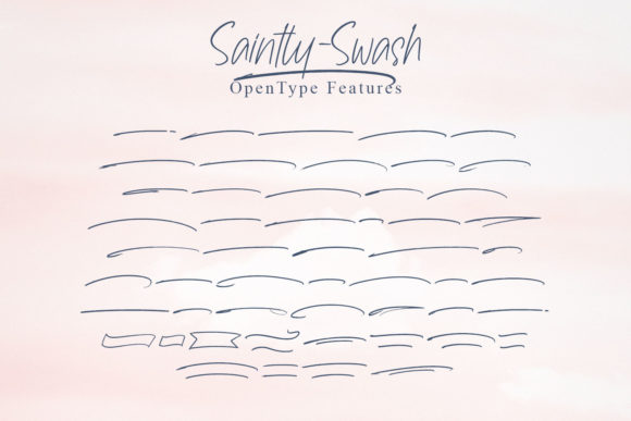Saintly Font Poster 3