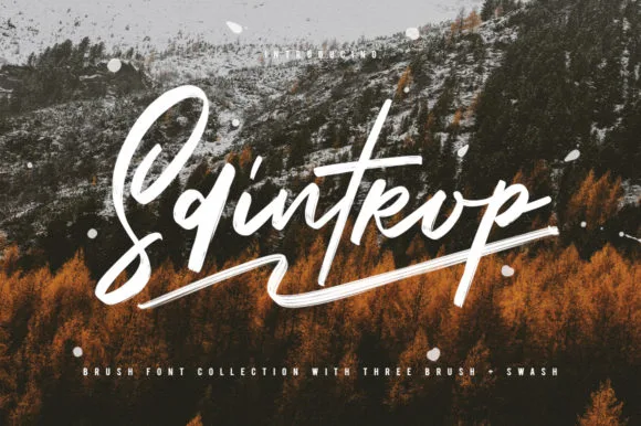 Saintrop Font Saintrop Font Poster 1