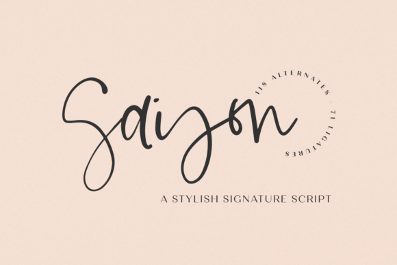 Saison Font Poster 1