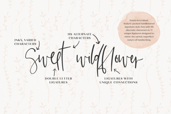 Saison Font Poster 4