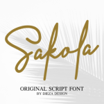 Sakola Font Poster 1