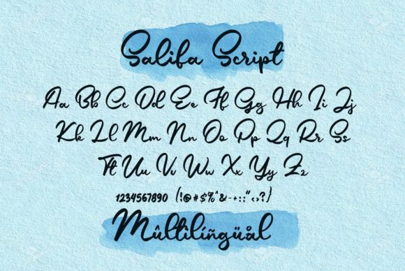 Salifa Font Poster 2