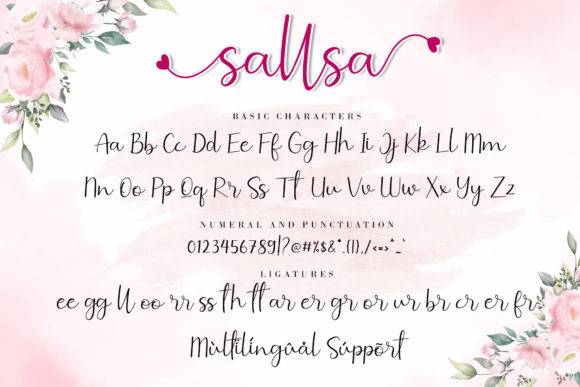 Sallsa Font Poster 11