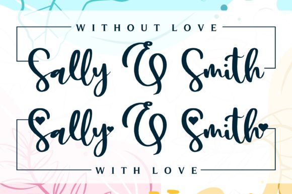 Sally & Smith Font Poster 2