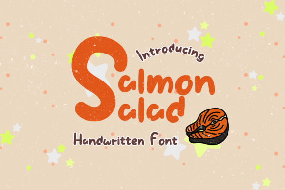 Salmon Salad Font Poster 1