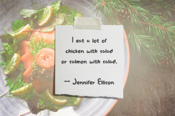 Salmon Salad Font Poster 2