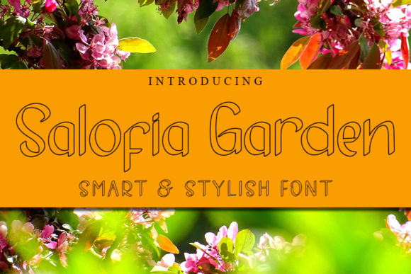 Salofia Garden Font Poster 1