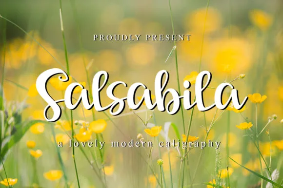 Salsabila Font Salsabila Font Poster 1