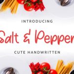 Salt & Pepper Font Poster 1