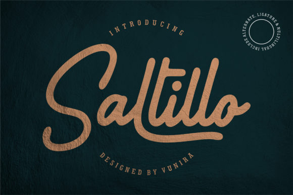 Saltillo Font Poster 1